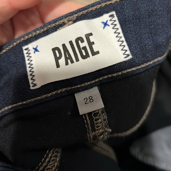 Paige The Verdugo Ankle Jeans Dark Wash Size 28 - Picture 4 of 6